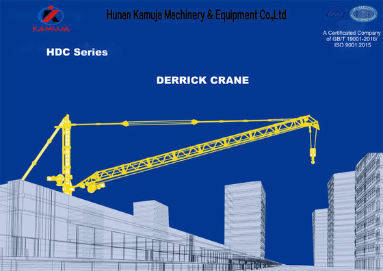 10 Ton Derrick Tower Crane HDC63(3023)-10T Derrick Boom Crane