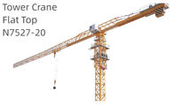 N7527-20 Flat Top Tower Crane 62m 20t Max Capacity Load