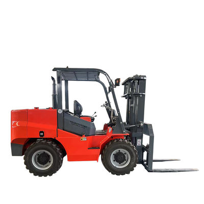 3.5T integrierte Schwerbahn-Forklift eingebautes Gegengewicht